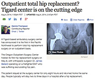 Dr. Ballard Claims Outpatient Hip Replacement is the Wave of the Future